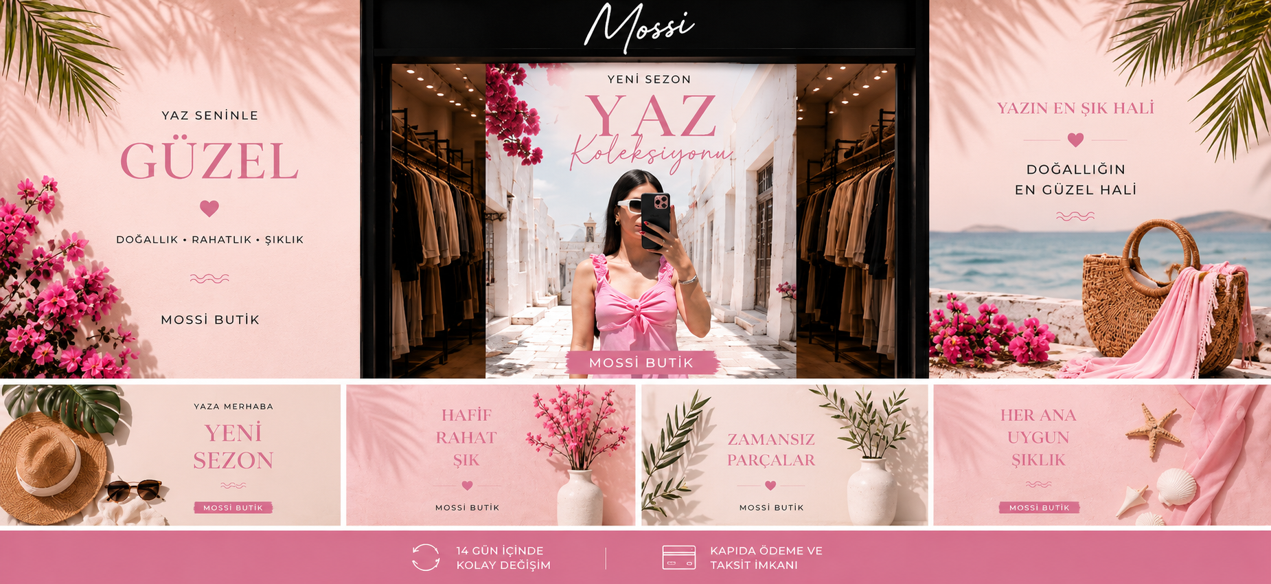 Siyah Kemerli Blazer Elbise
