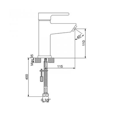 Newarc Premium Lavabo Bataryası