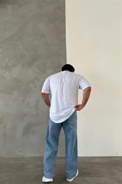 Baggy Kot Pantolon Kar Yıkama