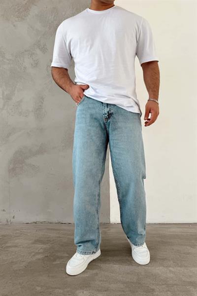 Baggy Kot Pantolon Su Yeşili