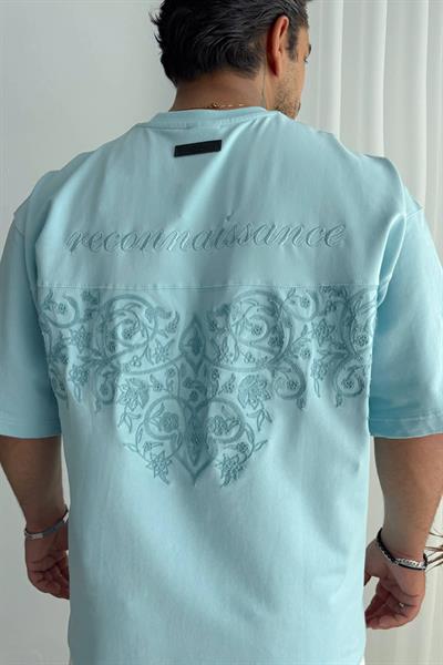 Bebe Mavi Nakışlı T-shirt