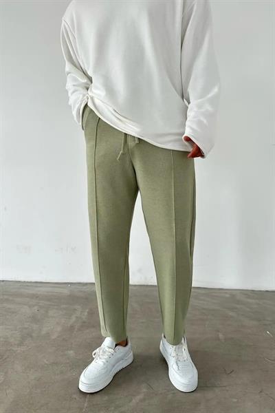 Çımalı Boyfreind Pantolon Yeşil