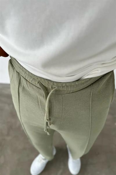 Çımalı Boyfreind Pantolon Yeşil
