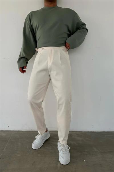 Regular Fit Gabardin Harvest Pantolon Bej