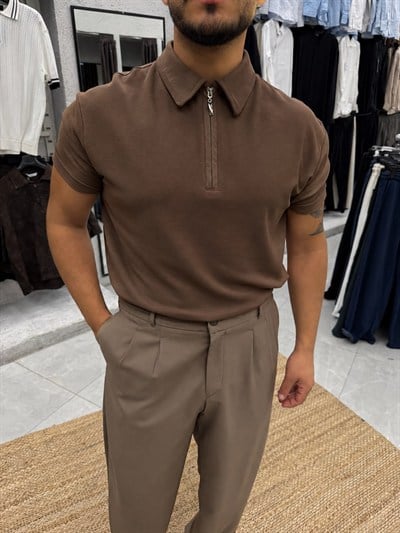 Kahve Nushi Oysh Polo Yaka