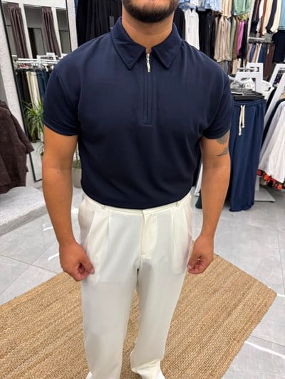 Lacivert Nushi Oysh Polo Yaka