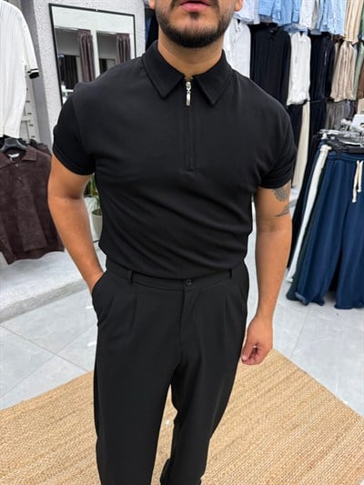 Siyah Nushi Oysh Polo Yaka