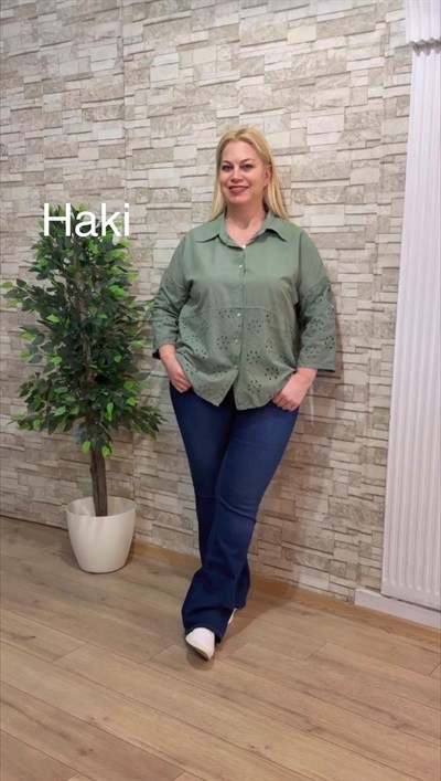 1137 İTALYAN FİSTO POPLİN GÖMLEK-HAKİ