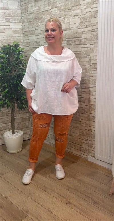 1165 İTALYAN PULPAYETLİ PANTOLON-TARÇIN