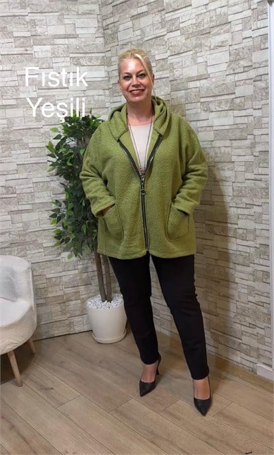 1255 İTALYAN BUKLET CEKET-FISTIK YEŞİLİ