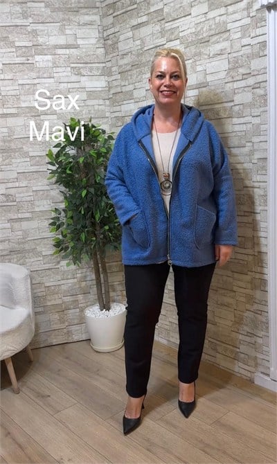 1255 İTALYAN BUKLET CEKET-SAX MAVİ