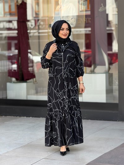 CEKETLİ ELBİSE MODEL