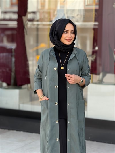 ÖNDEN ÇITÇIT DETAYLI KAP MODEL