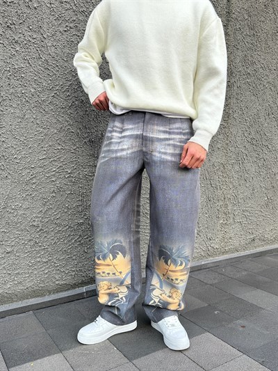 2M PALMİYE  BALON PANTOLON