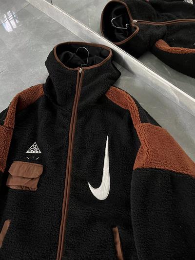 Acg Peluş Ceket Siyah