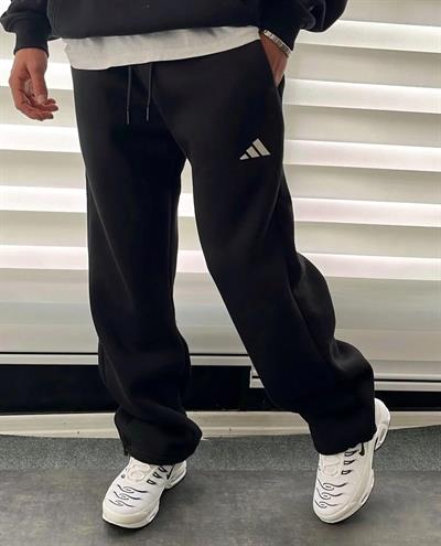 Siyah Baggy Adidas Eşofman