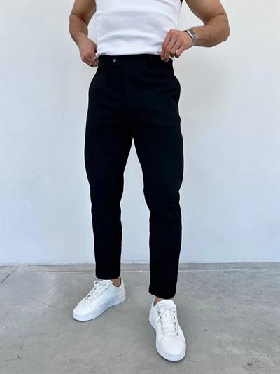 Siyah Kumaş Pantolon