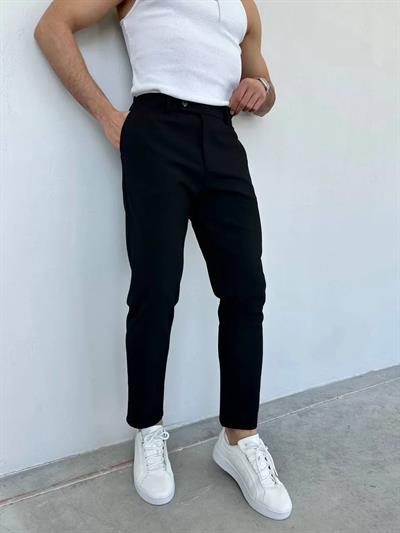 Siyah Kumaş Pantolonn