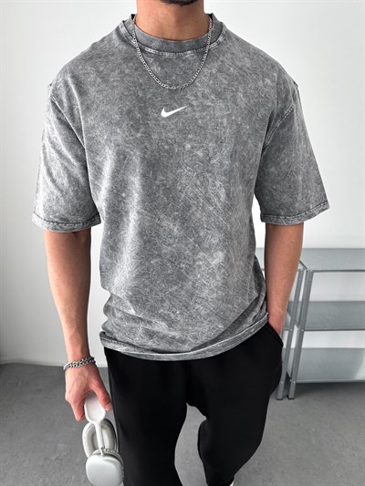 AÇIK YIKAMA FLEX LOGO NİKE TSHİRT