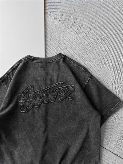 ANTRASİT SIRT APLİKE STWD TSHİRT