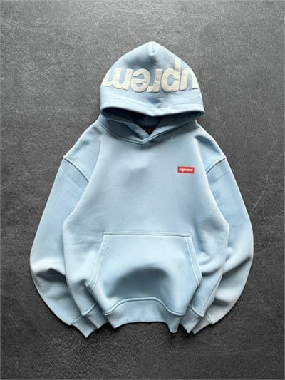 BEBE MAVİ SUPREME KAPŞONLU SWEAT