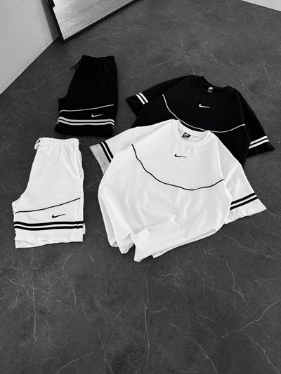 BEYAZ ARABİYE ŞORTLU TAKIM