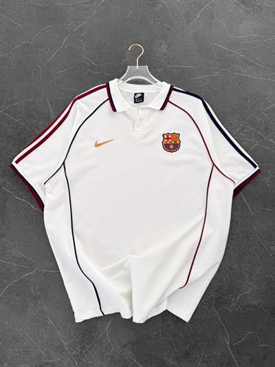 BEYAZ ÇİFT BİYE BARÇA TSHİRT