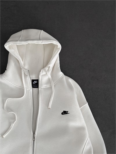 BEYAZ CLUB FLEECE NİKE HIRKA