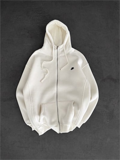BEYAZ CLUB FLEECE NİKE HIRKA