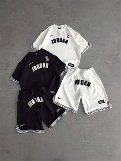 BEYAZ CP JORDAN ŞORTLU TAKIM