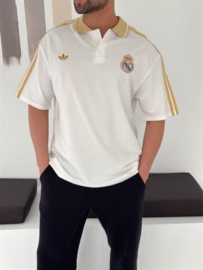 BEYAZ CP LOGO REAL TSHİRT