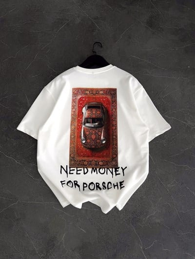 BEYAZ HALI PORSCHE TSHİRT