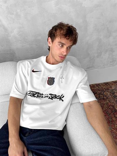 BEYAZ JACK BARÇA TSHİRT