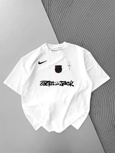 BEYAZ JACK BARÇA TSHİRT