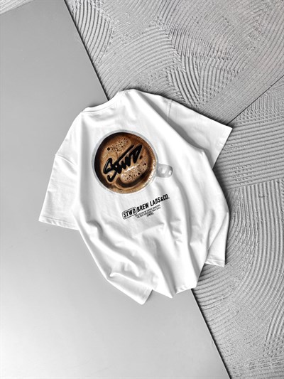 BEYAZ KAHVE STWD TSHİRT