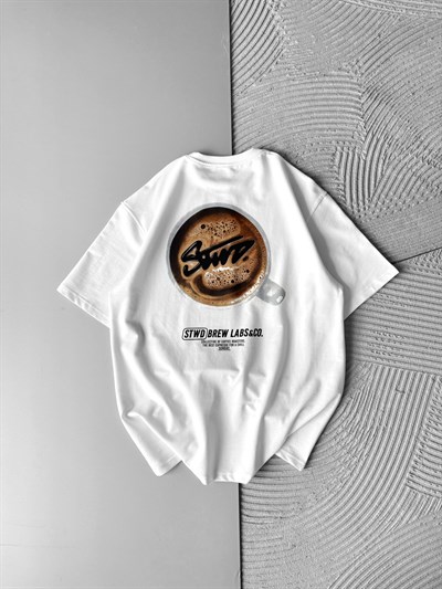 BEYAZ KAHVE STWD TSHİRT