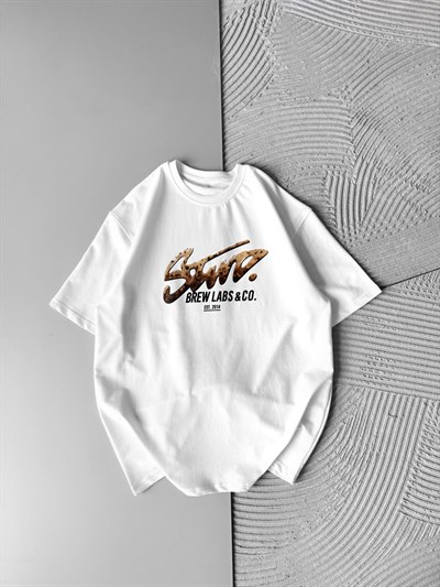 BEYAZ KAHVE STWD TSHİRT