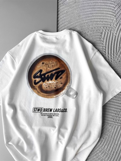 BEYAZ KAHVE STWD TSHİRT