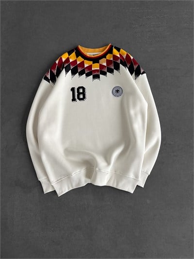 BEYAZ KARE ALMANYA SWEAT