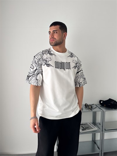 BEYAZ KURU KAFA TSHİRT