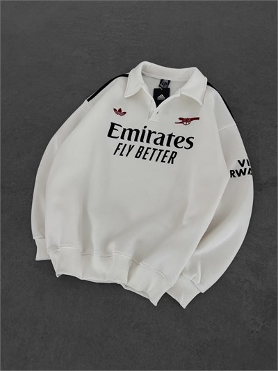 BEYAZ NEW ARSENAL SWEAT