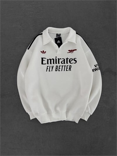 BEYAZ NEW ARSENAL SWEAT