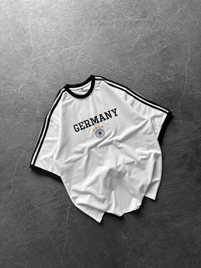 BEYAZ OLD GERMANY TSHİRT