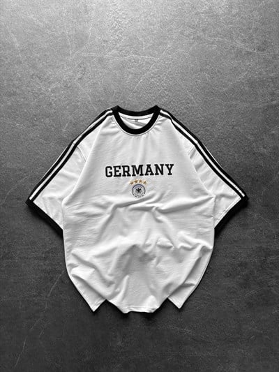 BEYAZ OLD GERMANY TSHİRT