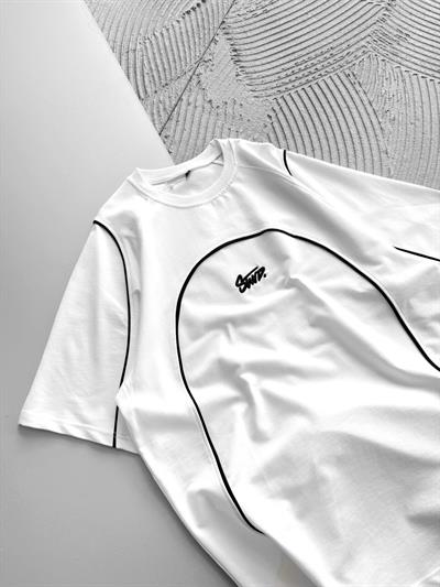 BEYAZ ORTA BİYE STWD TSHİRT