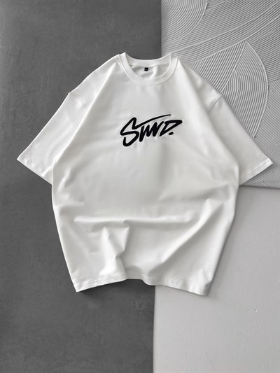 BEYAZ ORTA KONTÜR STWD TSHİRT