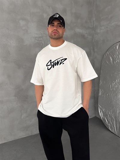 BEYAZ ORTA KONTÜR STWD TSHİRT