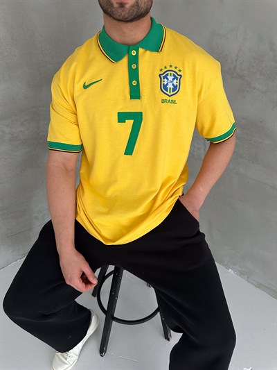 SARI POLO 7 BREZİLYA TSHİRT