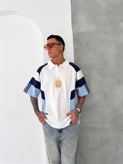 BEYAZ POLO BEST ARJANTİN TSHİRT