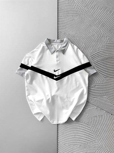 BEYAZ POLO ORTA NİKE TSHİRT